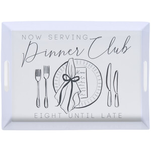 Dinner Club Rectangular Tray