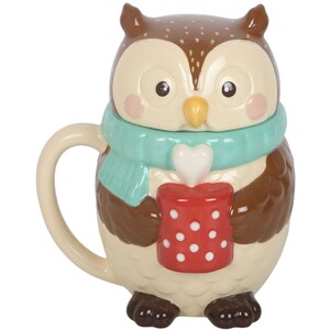 Oliver Owl Lidded Mug