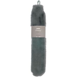 Ribbon Super Luxury Long Faux Fur Hot Water Bottle And Cover
