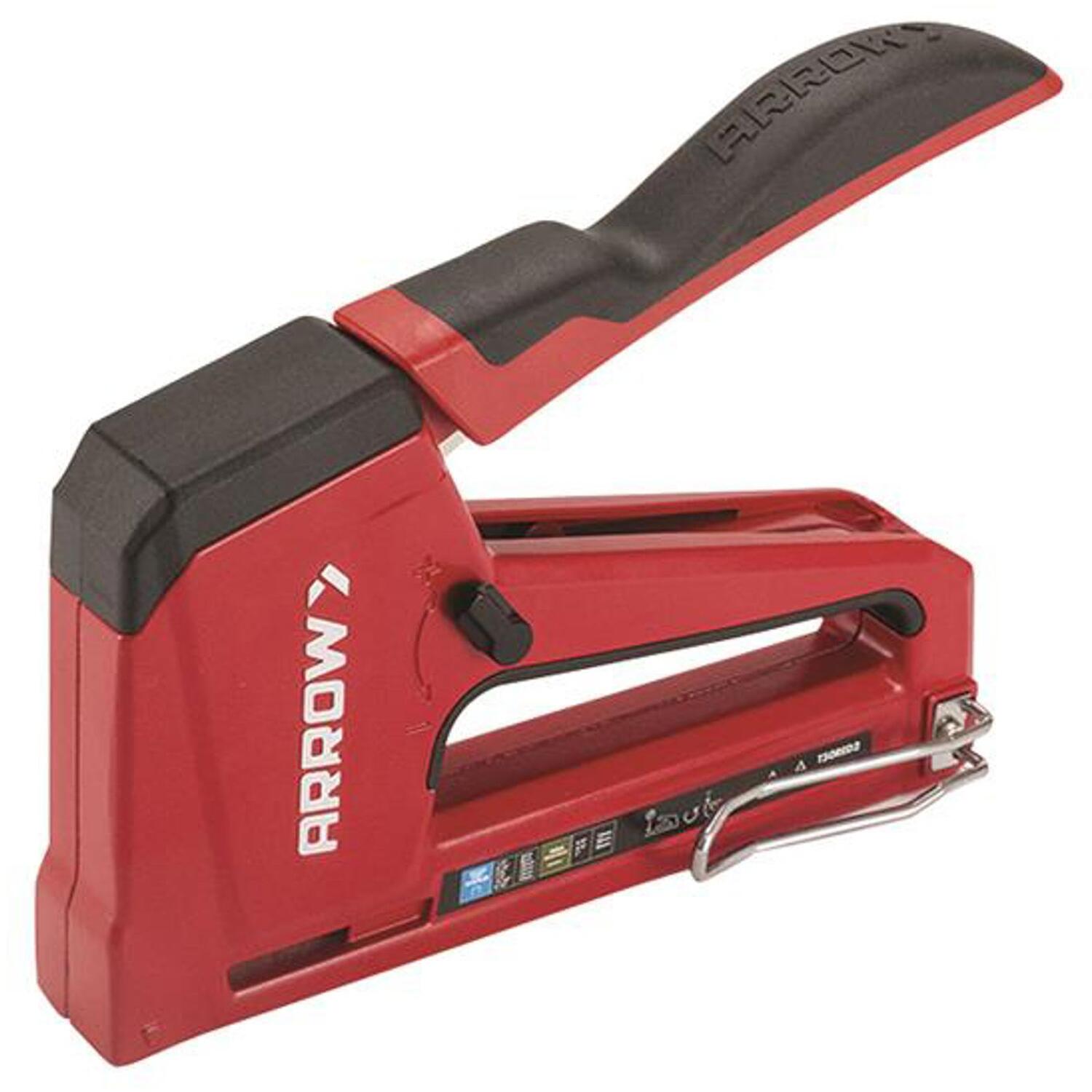 Arrow T50RED2 Heavy Duty Manual 2-in-1 Staple Gun and Brad Nailer for Upholstery, Framing, Insulation, Crafts, and Furniture, Red - Image 6