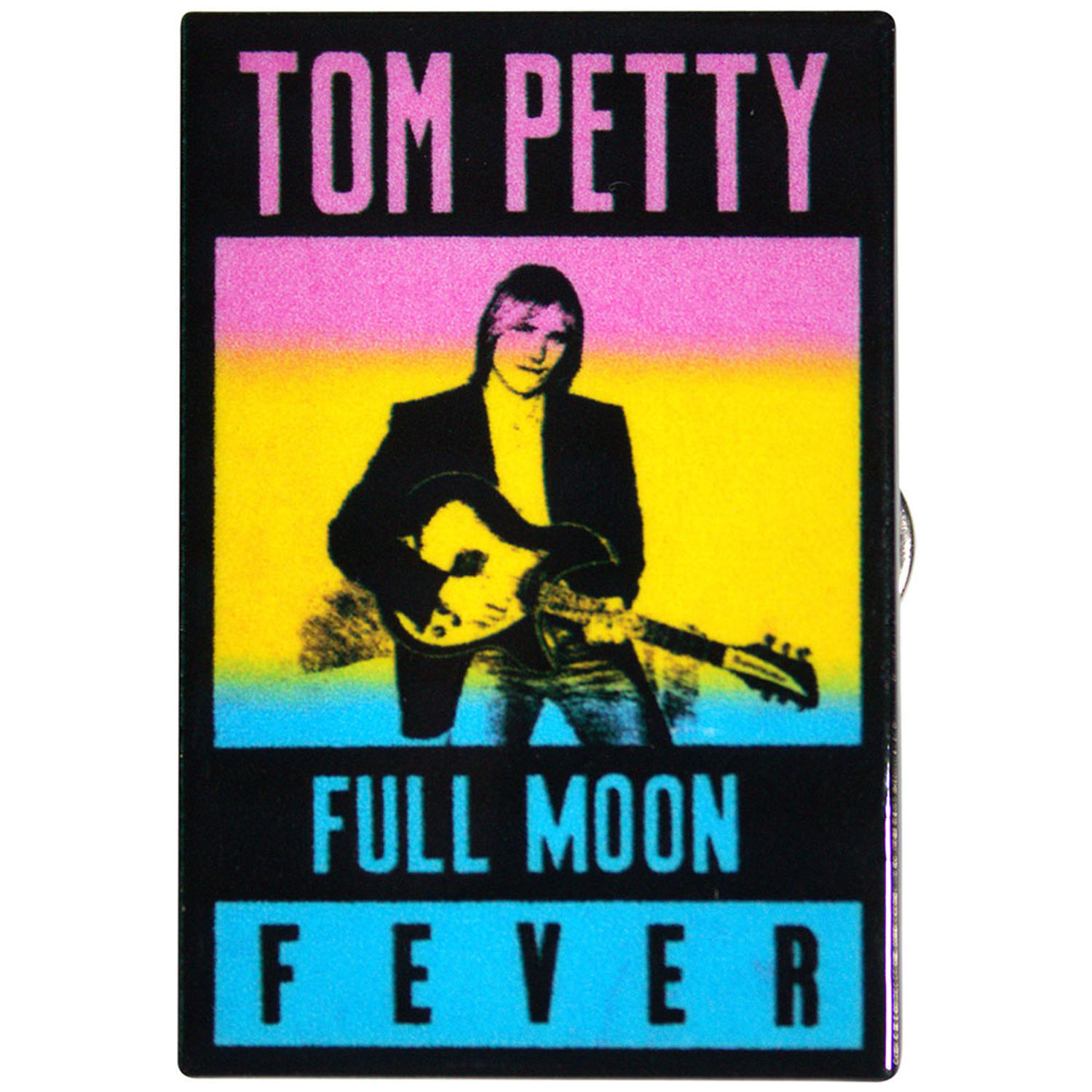 Tom Petty & The Heartbreakers Full Moon Fever Pin Badge - Multicoloured