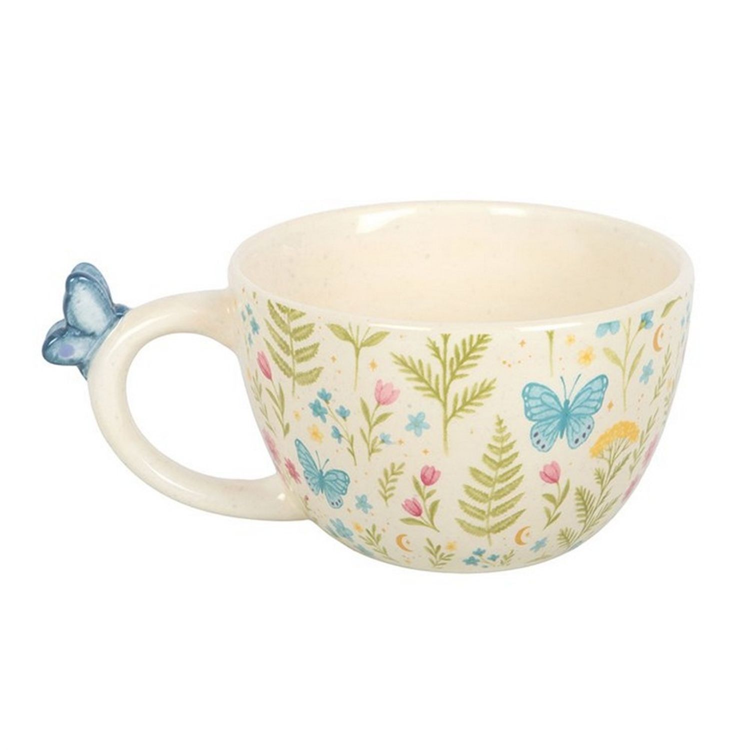 Something Different Luna Bloom Floral Mug - White