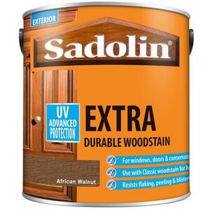 Sadolin Extra Durable Woodstain African Walnut 2.5 Litre