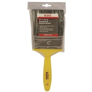 4'' External Masonry & Cement Wall Brush Yellow