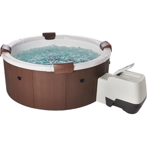 MSPA FRAME ROVA Round Portable Modular Hot Tub, Jet and Bubble 6 Bathers Spa