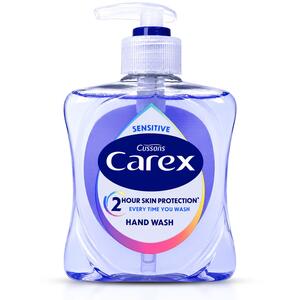 Carex Handwash Sensitive 250ml - Gentle Formula for Sensitive Skin