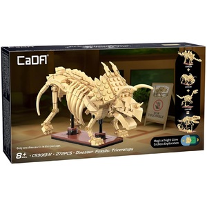 CaDa Dinosaur Fossils Triceratops 272 Piece Construction Set