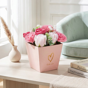 Rose Soap Flower Bouquet Gift Box
