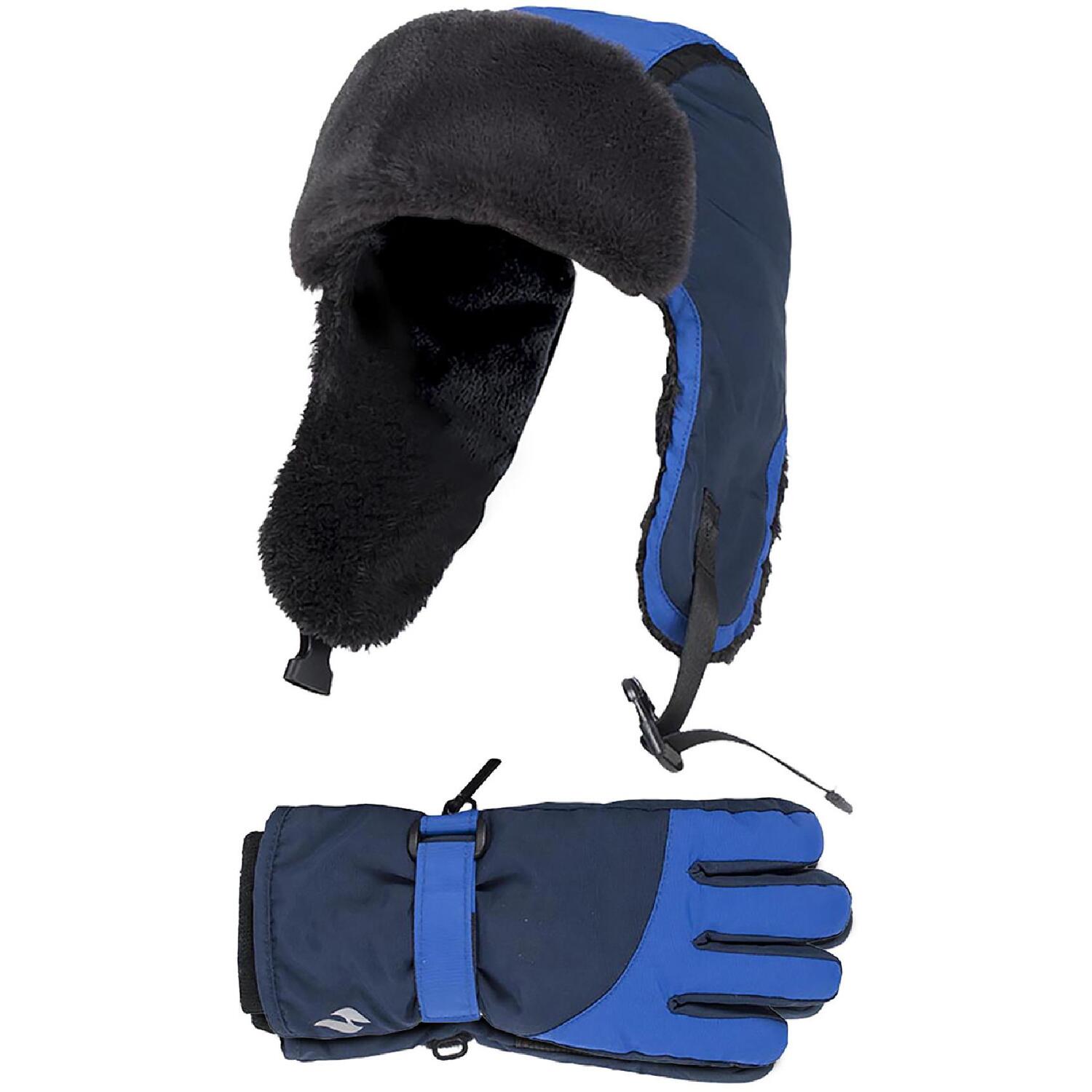Image of Kids Ski Gloves and Trapper Hat&hellip;