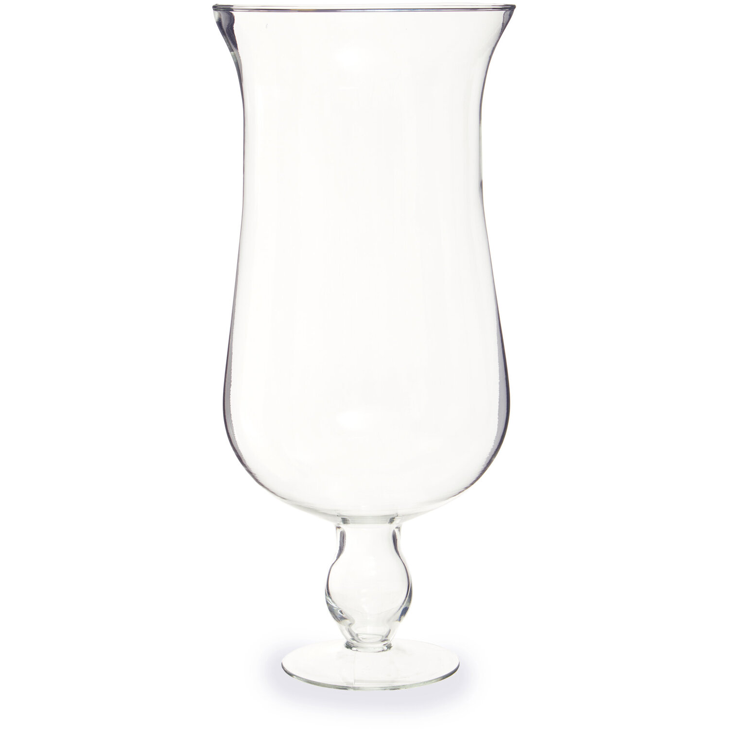 Maison By Premier Gaia Large Glass Vase In Metallic Antique Finish - Clear