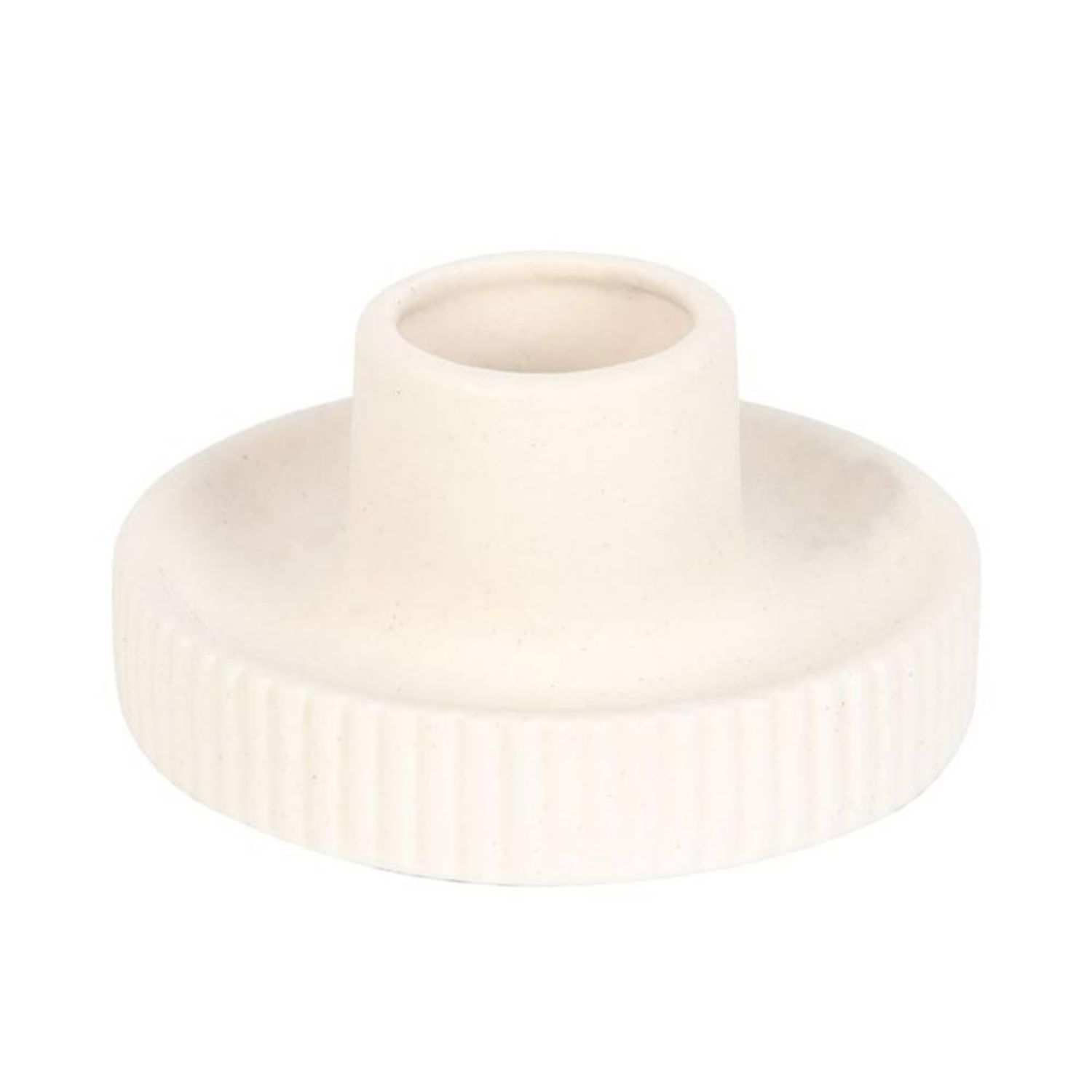  - Something Different Ribbed Smudge Bowl White (One Size) - Image 3