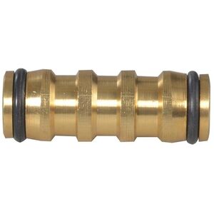 Faithfull Brass 2-way Hose Coupling 12.5mm (1/2in)