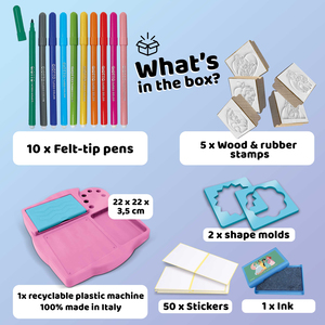 Disney Princess Sticker Machine by Multiprint  Kids Craft & Stationery Set