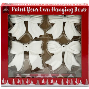 Paint Your Own Hanging Bows Kit