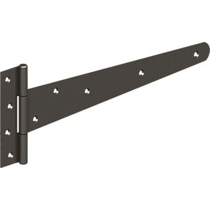 GateMate Black Medium Tee Hinge (L) 250mm
