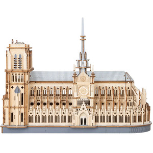 Paris Cathedral, Elegant 3D Puzzle Model