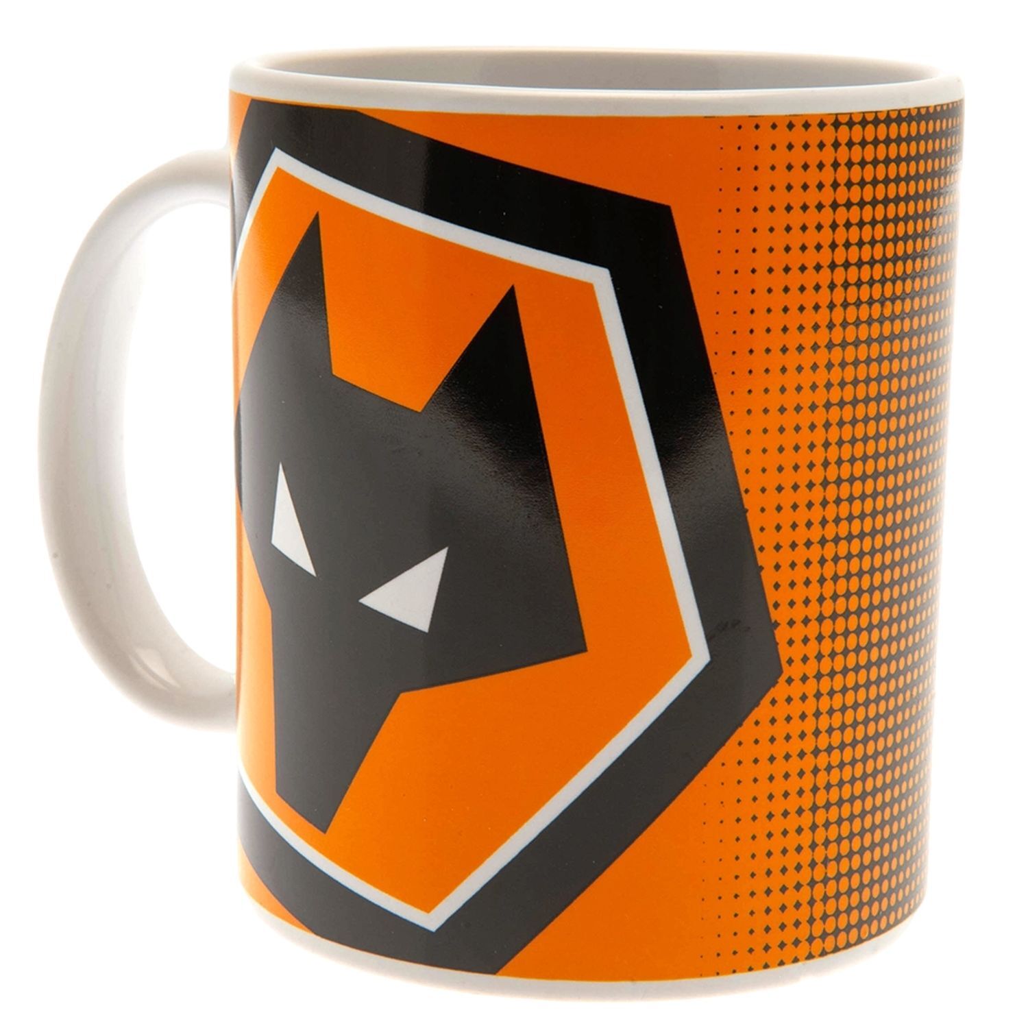 Wolverhampton Wanderers Fc Crest Mug - Yellow/Black/White