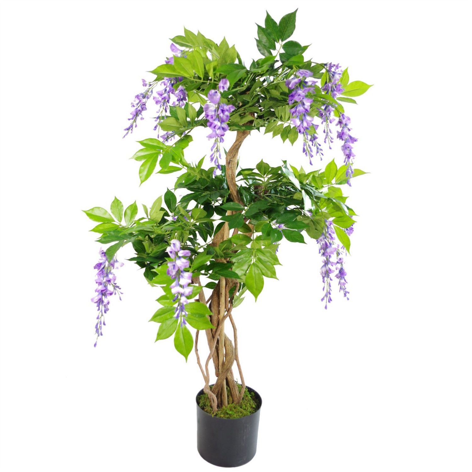 Premium Realistic Artificial Tree Natural Wood Trunk - Green