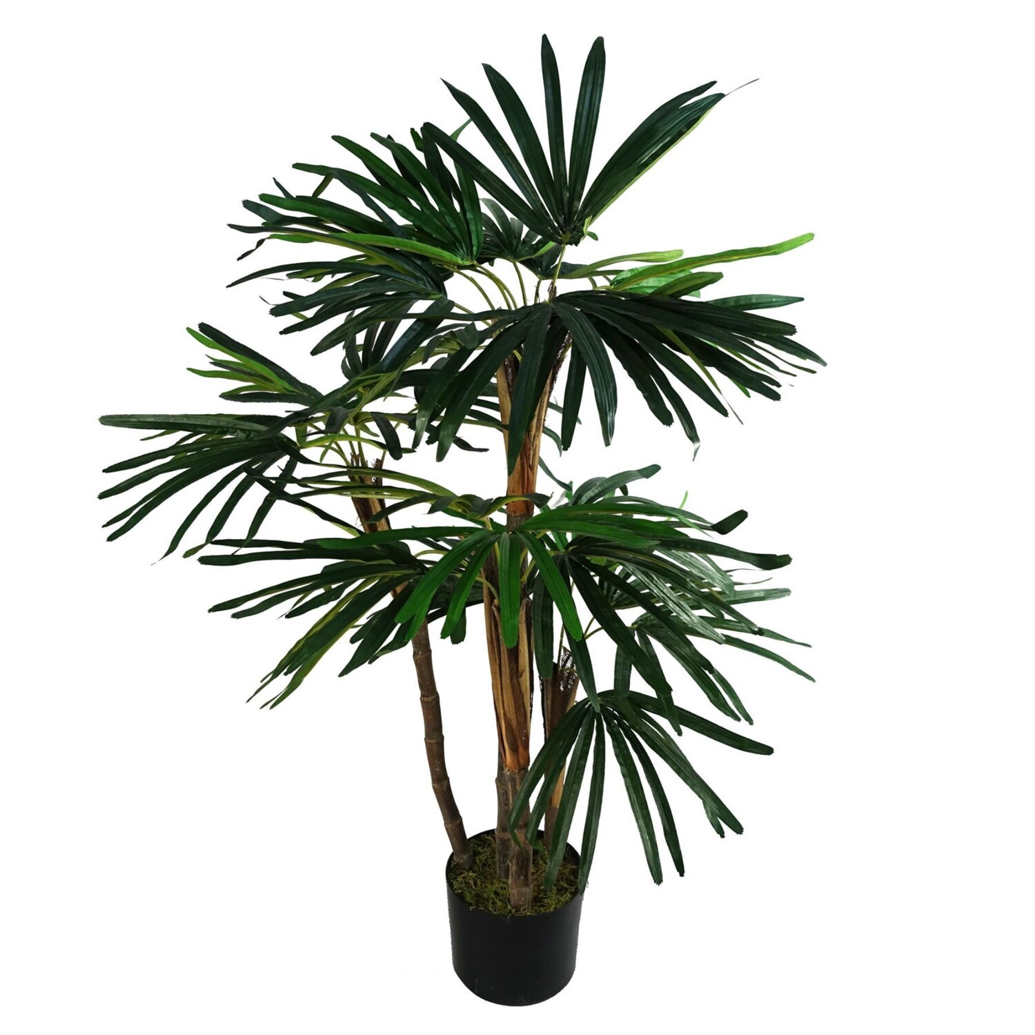 100cm Artificial Raphis Palm Tree - Green