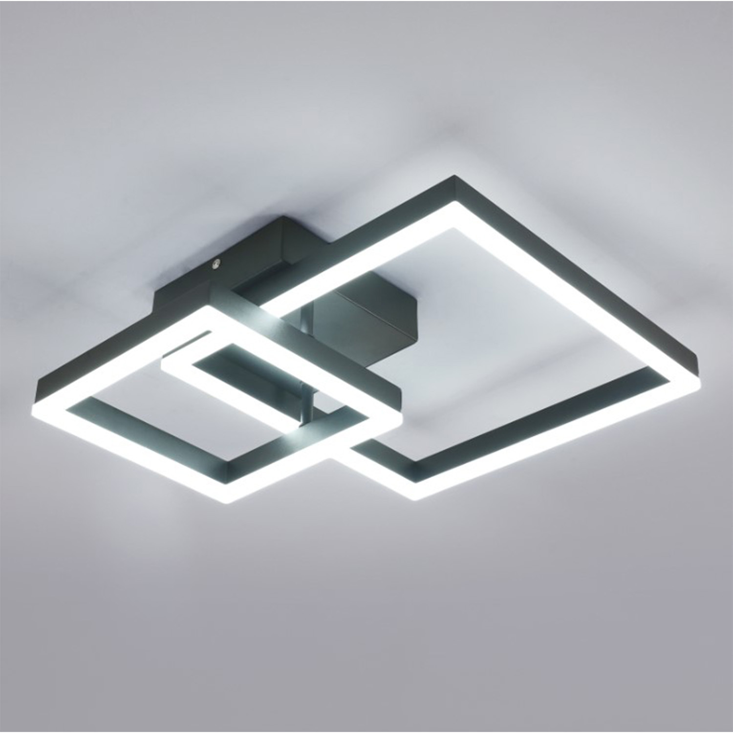 The Bath Plus Tb+ Ceiling Light Black Square - Black