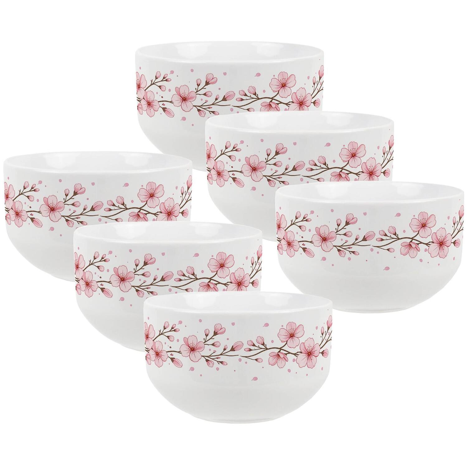 Image of Cherry Blossoms Ceramic Bowl - Pink&hellip;