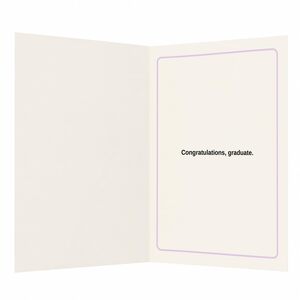 Expensive Hat Achieved Graduation Congratulations Card