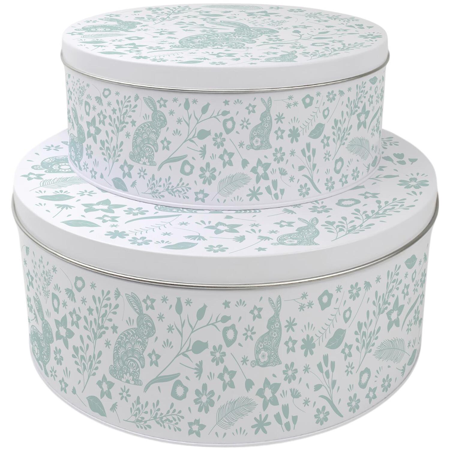 Image of Green Wild Rabbits Cake Tin Set&hellip;