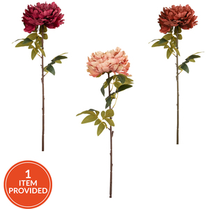 Large Autumn Faux Pom Stem