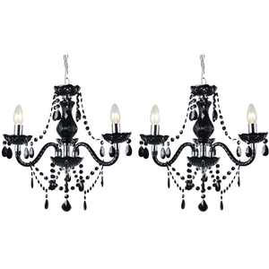 Set Of 2 Marie Therese 3lt Chandeliers