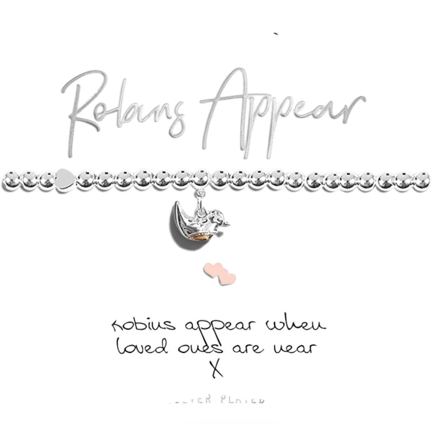 Life Charms Robins Appear Gift Boxed Bracelet In Loving Memory Unique Gift Idea - Image 4