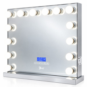 7seas Premiere Pro Max Audio Chrome LED Hollywood Mirror