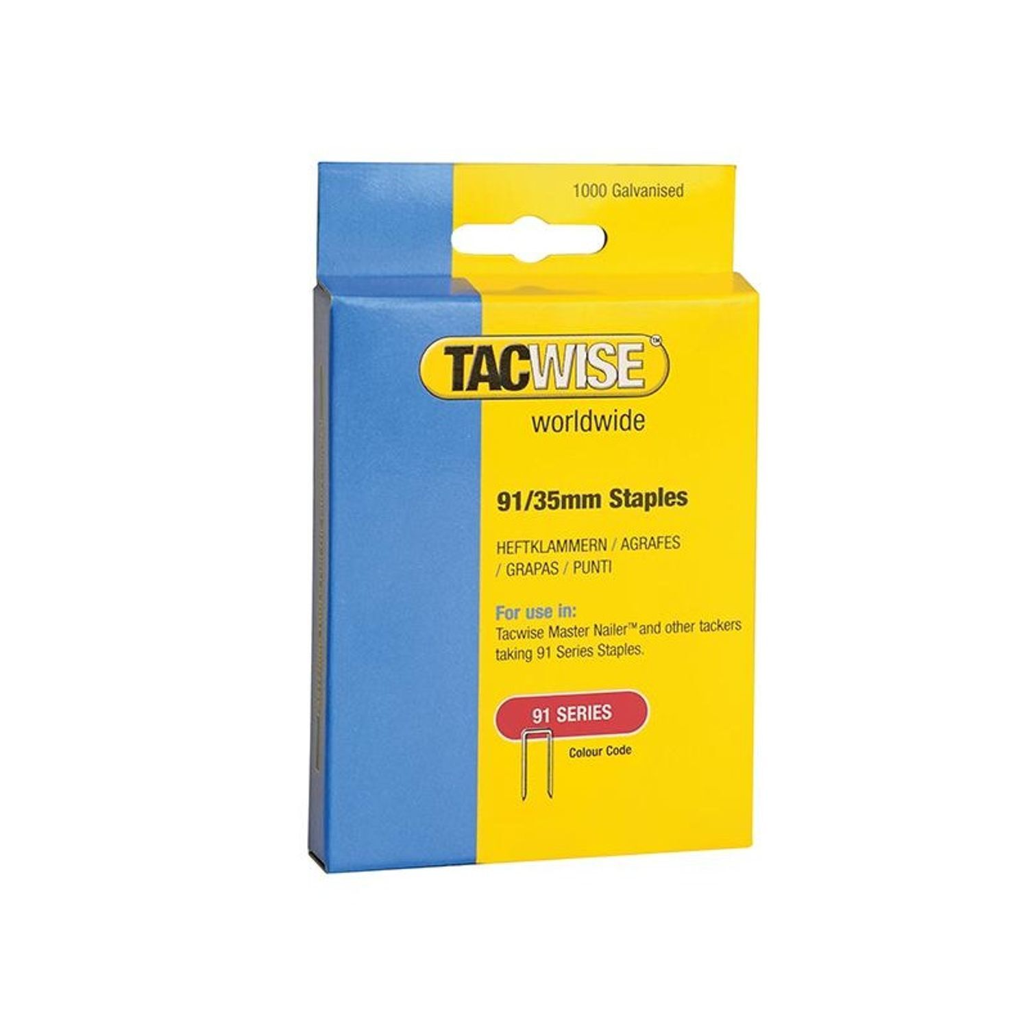 Tacwise 91 Series Staples C - Multi Colour