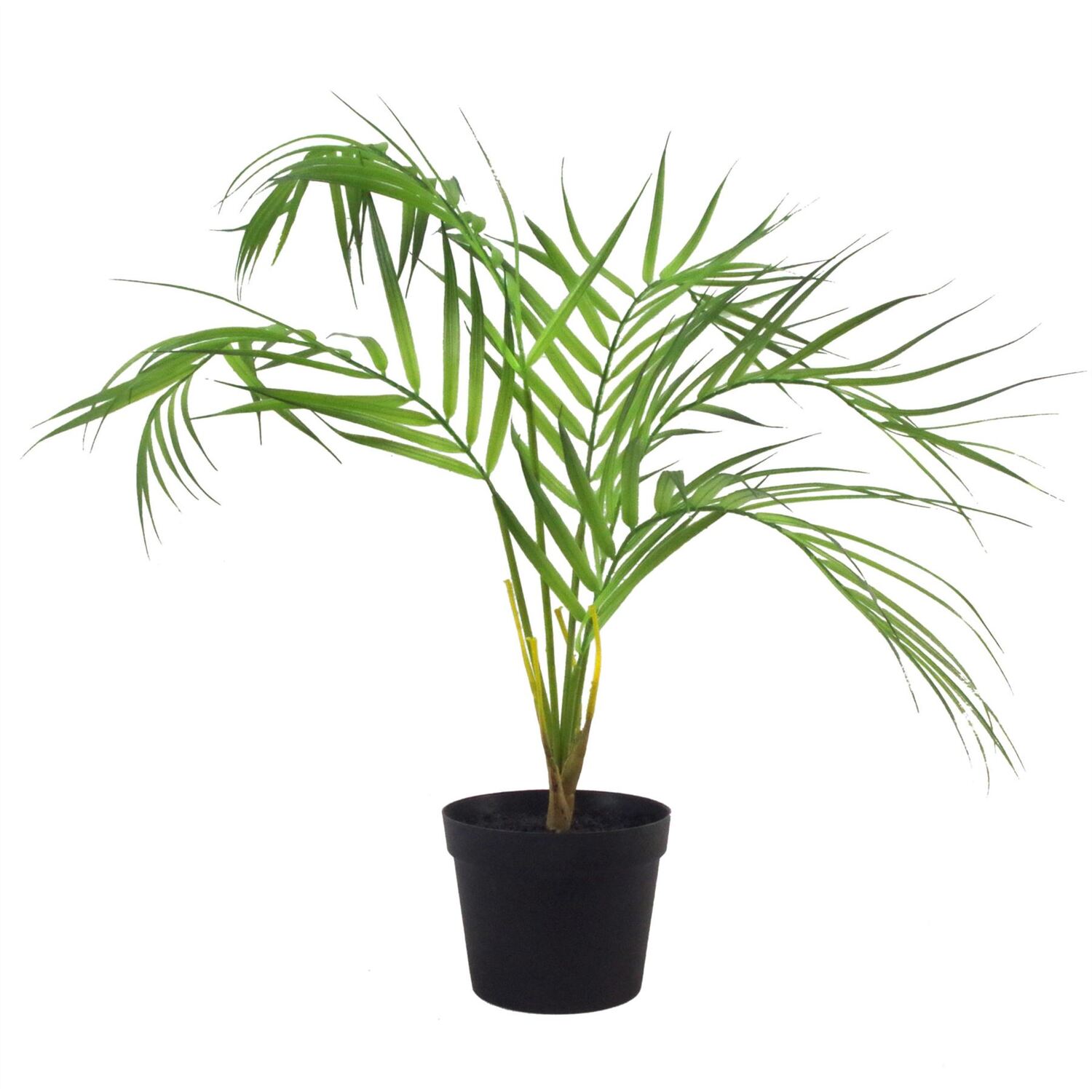 Leaf 50cm Mini Artificial Areca Palm - Green - Realistic Replica Plant - Image 3