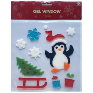 Penguin Gel Window Stickers 10 Pack