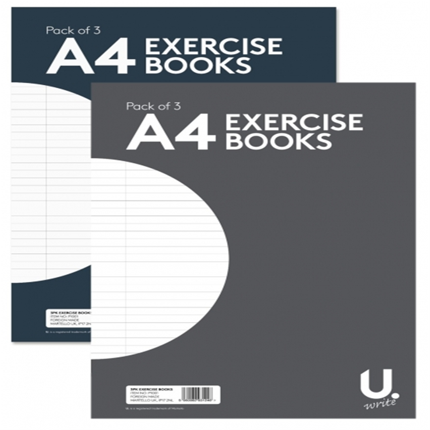 Pack of 3 32 Pages A4 Lined Exercise Books - Image 6