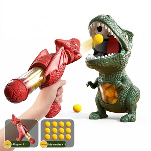 Dragodirect Dinosaur Sponge Ball Shooting Game - Interactive Kids Battle Toy