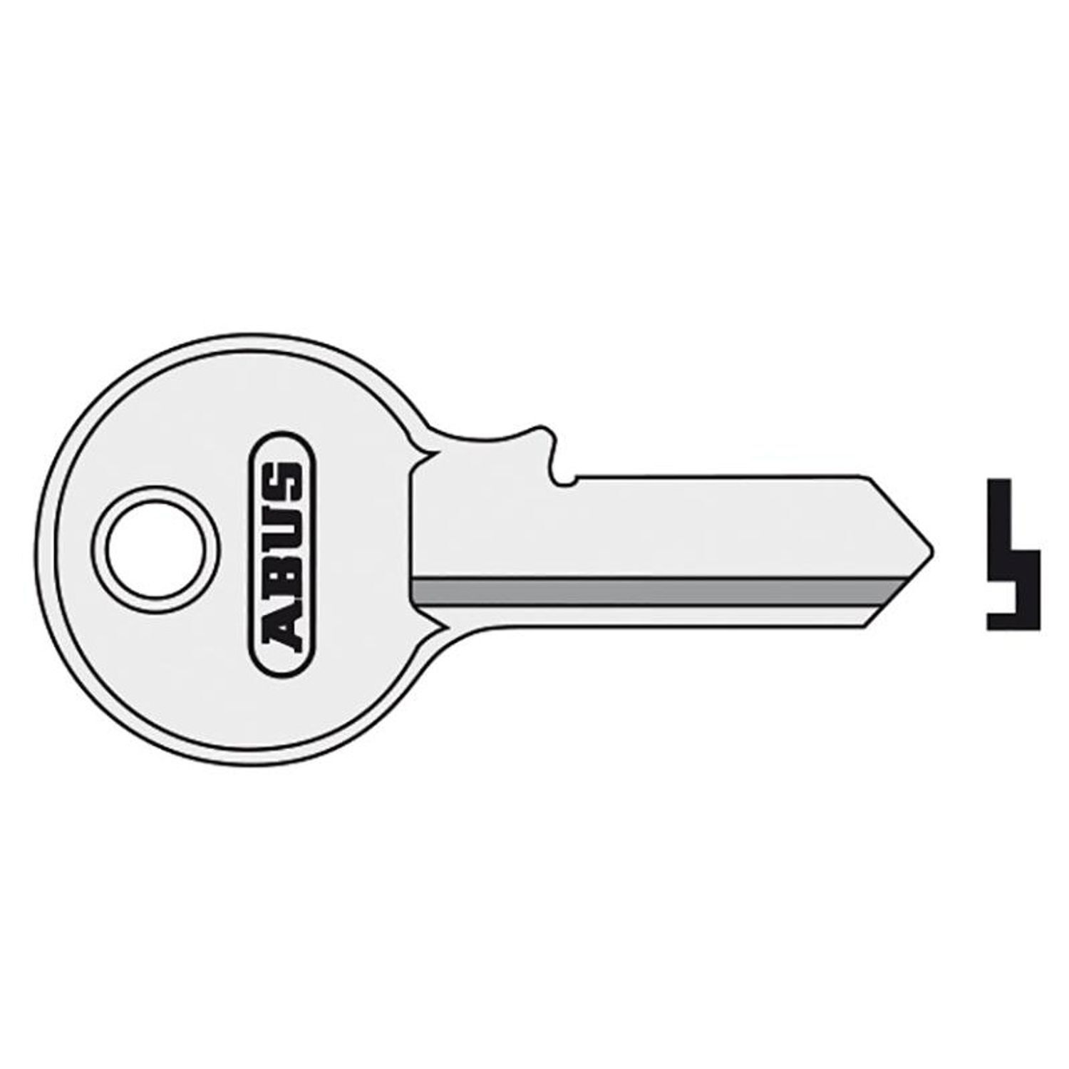 Abus Mechanical 55 Series Key Blanks D - Multi Colour