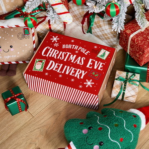 OHS Wooden Effect Christmas Eve Box