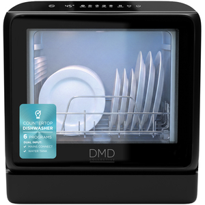 Mini Countertop Dishwasher 5L Water Tank 6 Wash Programs Portable