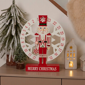 Nutcracker Wheel Christmas Countdown