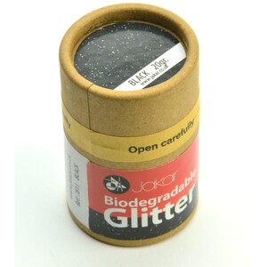 Biodegradable Fine Glitter - Black / 20g