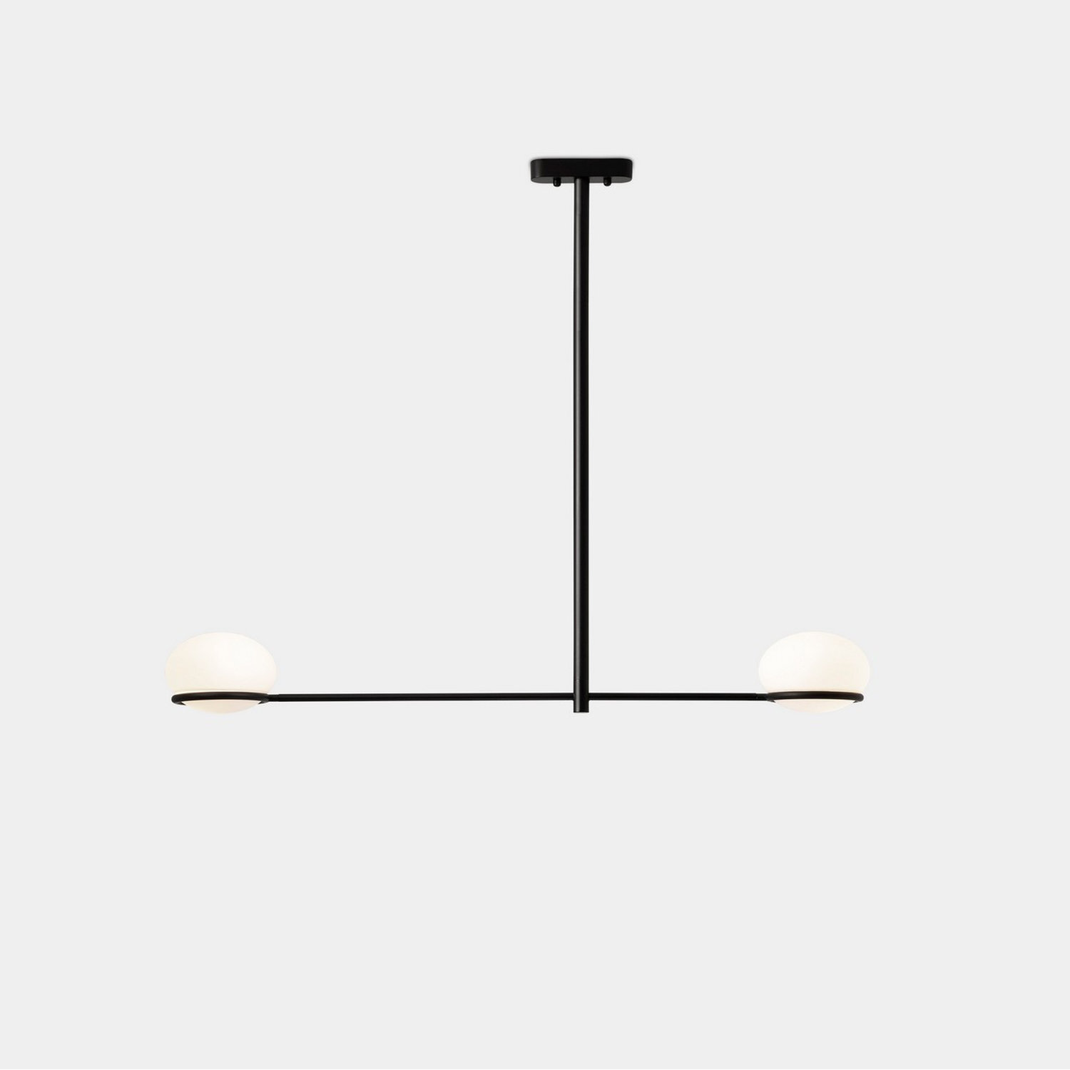 Coco Bar Pendant Ceiling Light Black, White E14 18W - Image 2