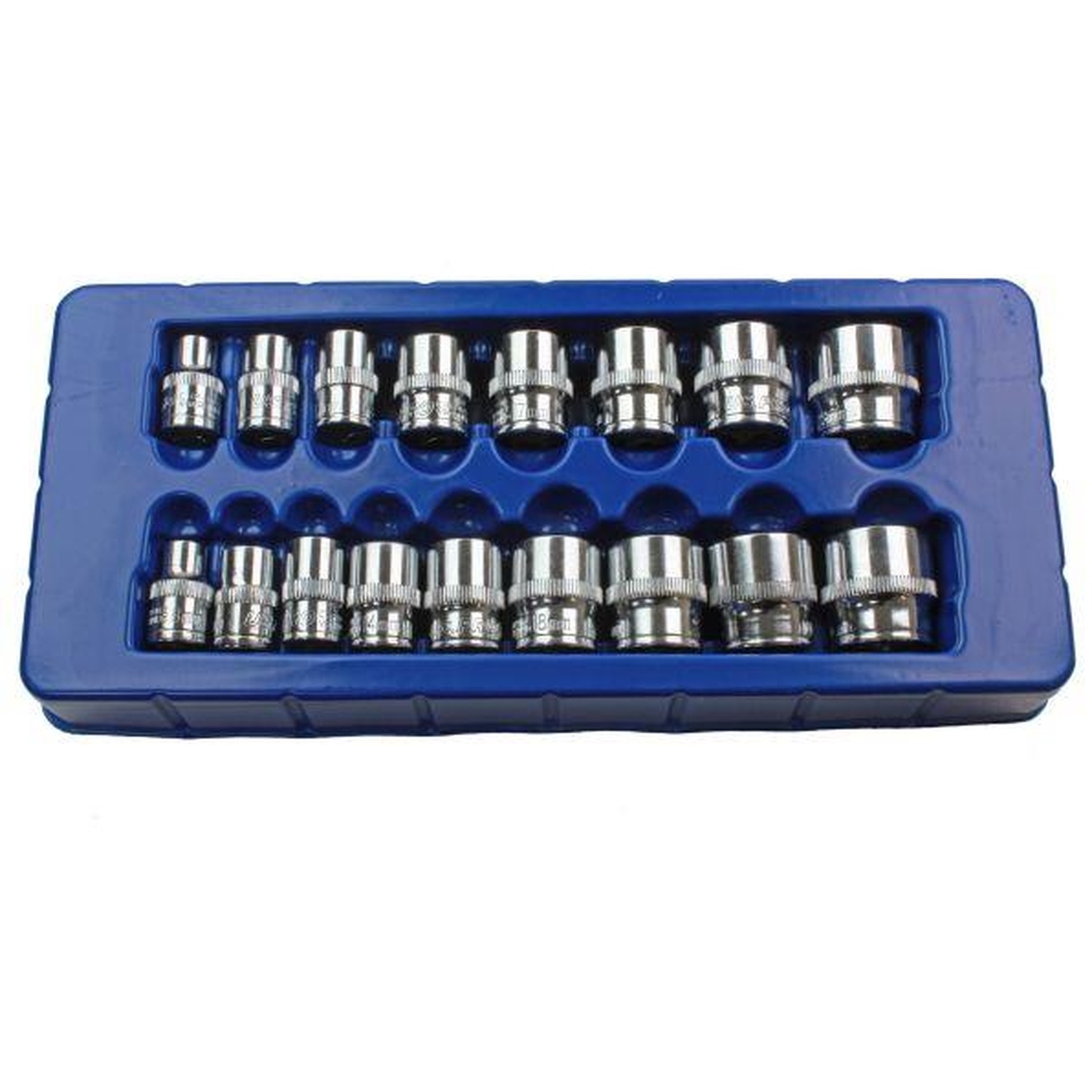Us Pro 17Pc 3/8 In Drive Shallow Socket Set 6-Point Metric 8-24Mm (1376) - Image 4