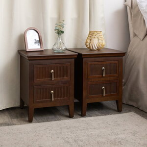 Georgian Bedside Table Set