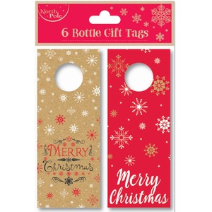 Christmas Wine Bottle Gift Tags