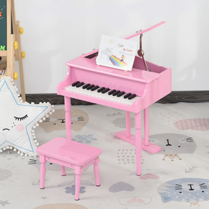 HOMCOM Kids Piano 30 Keys Set with Music Stand and Bench