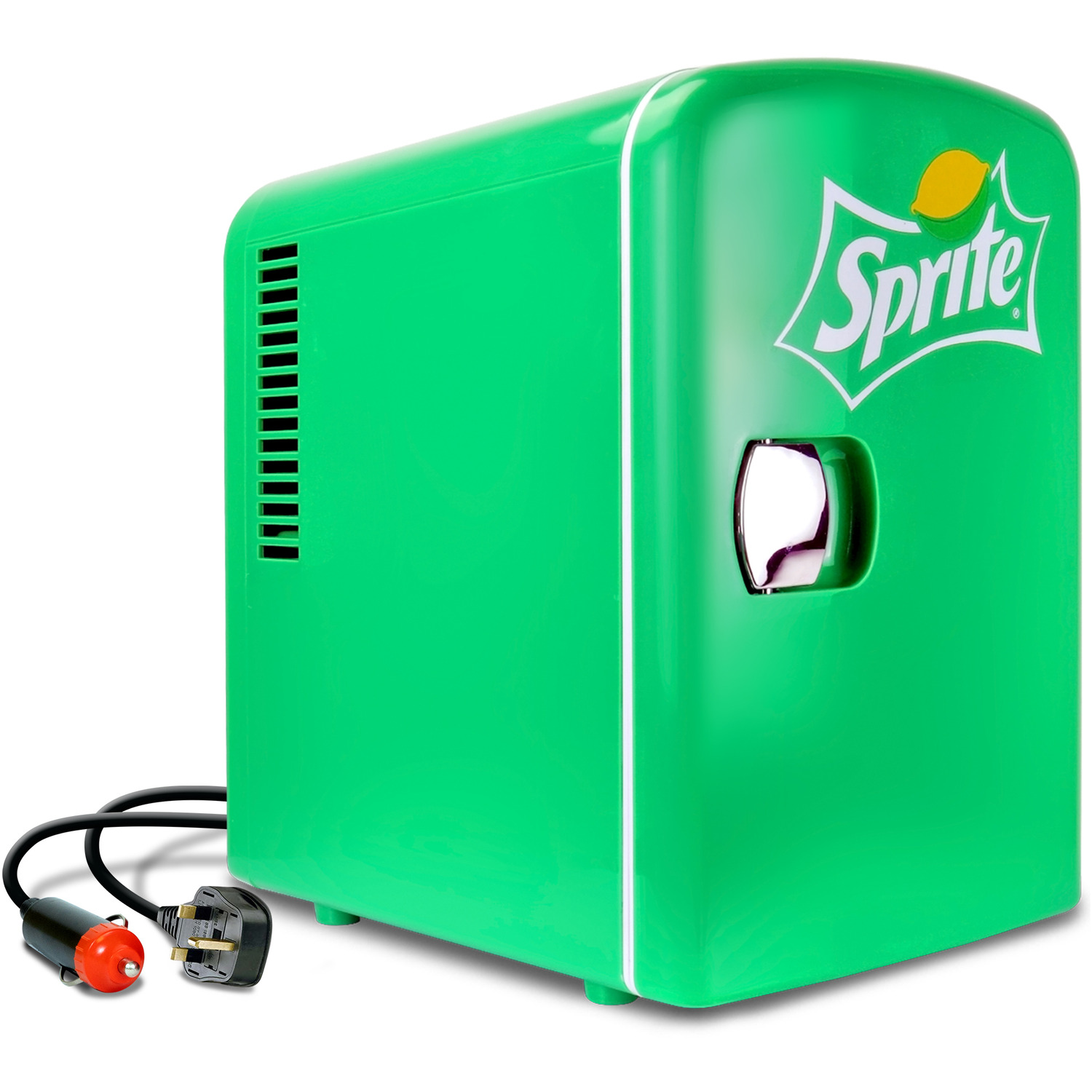 Image of Coca-Cola Sprite Mini Fridge 6 Can AC, DC Cooler, Warmer - Green
