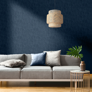 Darcy James Linen Texture Blue