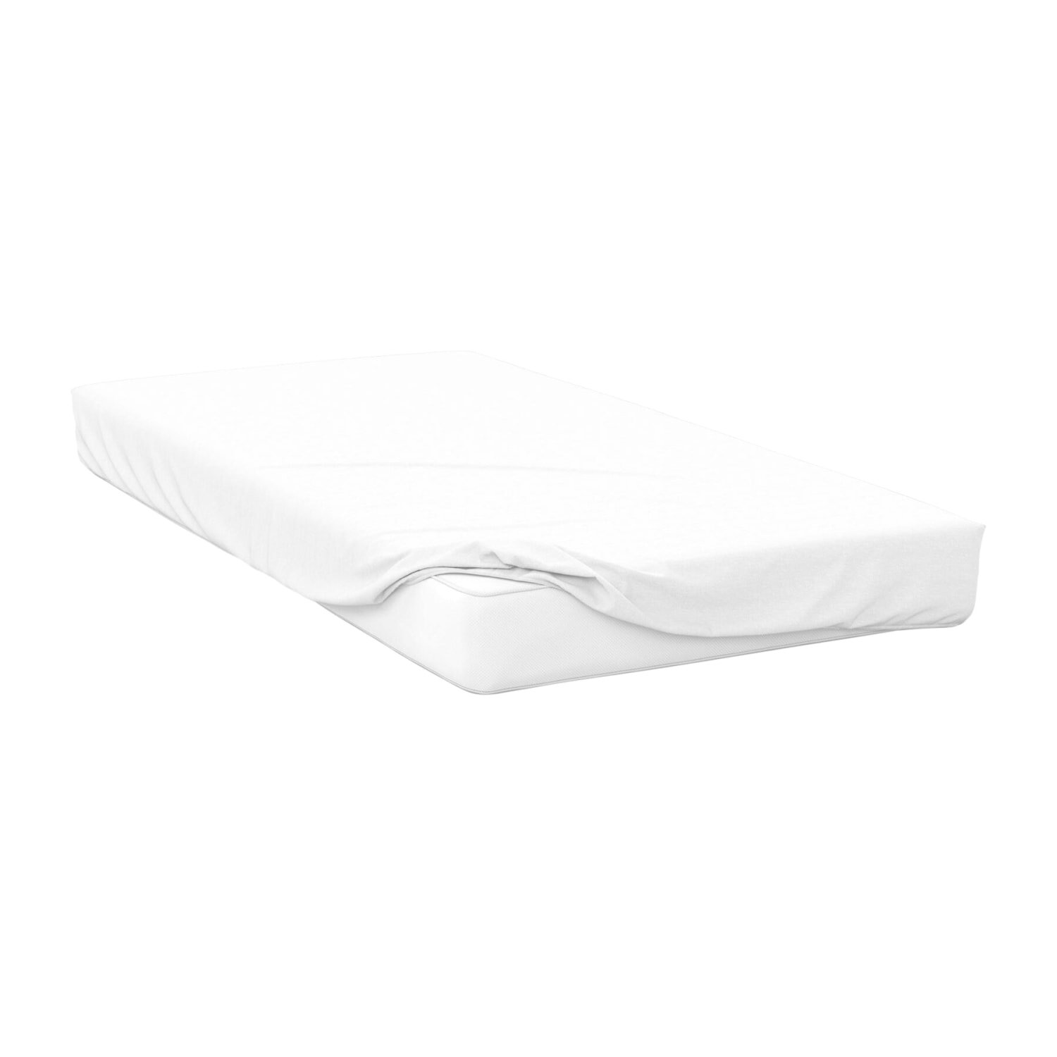 Premium Blend 500 Thread Count Fitted Sheet - BM289 - White / Single