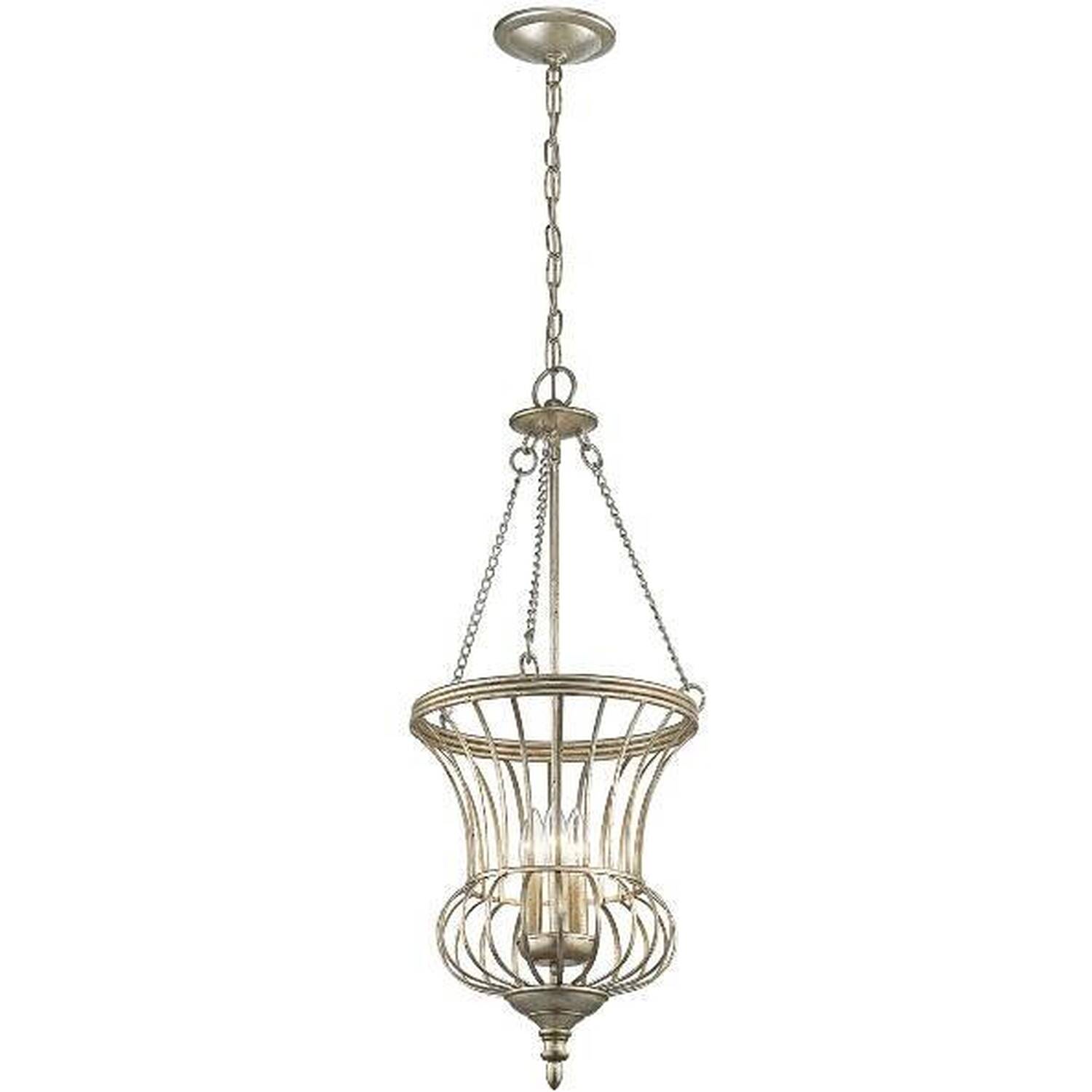 Calla 3 Light  Medium Ceiling Pendant Gold, E14 - Gold